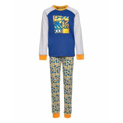 Long Pyjama Pyjamas Set Multi/patterned Minions