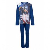 Long Pyjamas Pyjamas Set Blue Marvel