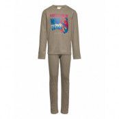 Long Pyjamas Pyjamas Set Khaki Green Spider-man