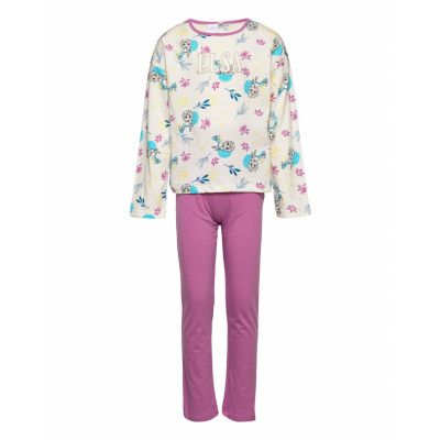 Long Pyjamas Pyjamas Set Multi/mönstrad Frost