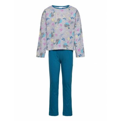 Long Pyjamas Pyjamas Set Multi/mönstrad Frost