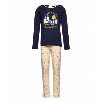 Long Pyjamas *Villkorat Erbjudande Pyjamas Set Marinblå Harry Potter
