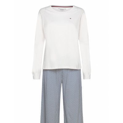Long Sleeve Jersey Pyj Set Pyjamas Blue Tommy Hilfiger