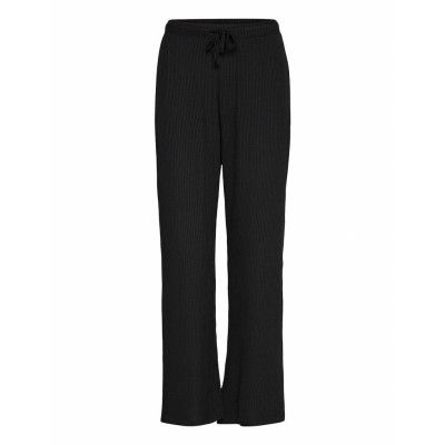 Lounge Trousers Fiki Pyjamasbyxor Mjukisbyxor Svart Lindex