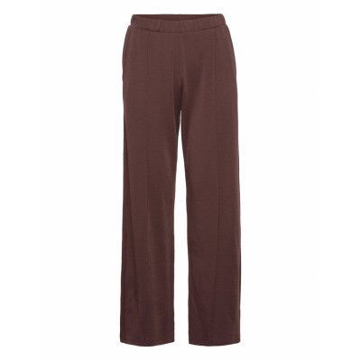 Loungetrousers Wide Wool *Villkorat Erbjudande Pyjamasbyxor Mjukisbyxor Brun Lindex