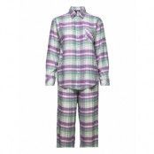 Lrl L/S His Shirt Long Pant Pj Set *Villkorat Erbjudande Pyjamas Multi/mönstrad Lauren Ralph Lauren Homewear