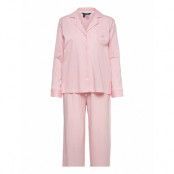 Lrl Ls. Notch Collar Long Pant Pj Set Pyjamas Rosa Lauren Ralph Lauren Homewear