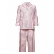 Lrl Notch Collar Long Pant Pj Set *Villkorat Erbjudande Pyjamas Multi/mönstrad Lauren Ralph Lauren Homewear