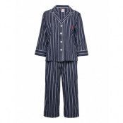 Lrl Sh. Sl Notch Collar Capri Pant Pj *Villkorat Erbjudande Pyjamas Multi/mönstrad Lauren Ralph Lauren Homewear