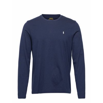 L/S Crew-Sleep-Top Underwear Night & Loungewear Pyjama Tops Blue Polo Ralph Lauren Underwear