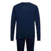 L/S Jogger Set Pyjamas Blå *Villkorat Erbjudande Calvin Klein