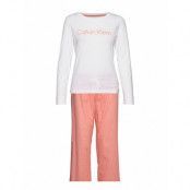 L/S Pant Set Pyjamas Rosa Calvin Klein