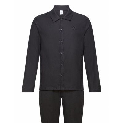 L/S Pant Set *Villkorat Erbjudande Pyjamas Svart Calvin Klein