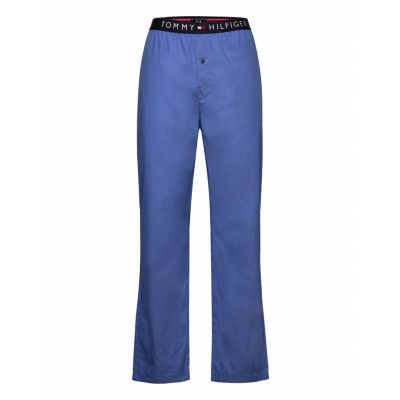 Ls Pant Woven Set Pyjamas Blue Tommy Hilfiger