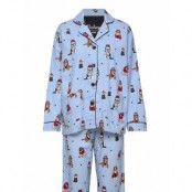 L/S Pyjama Pyjamas Blå PJ Salvage