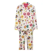 L/S Pyjama Pyjamas Multi/mönstrad PJ Salvage