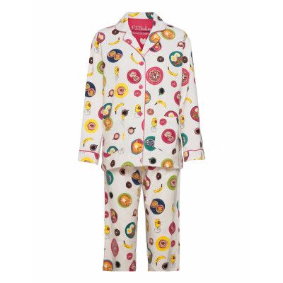 L/S Pyjama Pyjamas Multi/mönstrad PJ Salvage