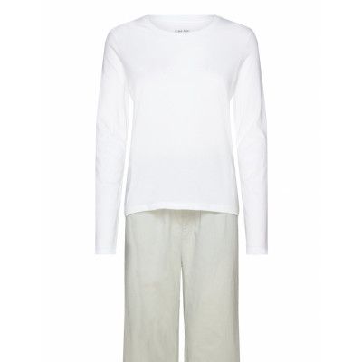 Calvin Klein L/S Sleep Set Vit