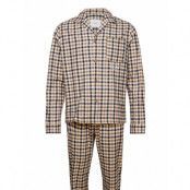 Ludwig Flannel Pajama Shirt & Pants Pyjamas Multi/mönstrad Les Deux