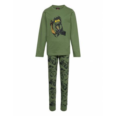 Lwalex 611 - Pyjamas *Villkorat Erbjudande Pyjamas Set Khakigrön LEGO Kidswear