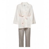 Lycuas - Pyjama 3 Pieces Pyjamas Creme Etam