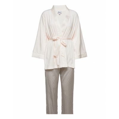 Lycuas - Pyjama 3 Pieces Pyjamas Creme Etam