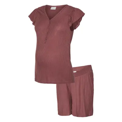 Mamalicious Mltrinity Lia Jrs Pyjamas Set 2F - Burgundy - XS