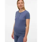 Mamalicious Mlviola Lia Ss Jrs Pyjamas 2F - Blue - XL