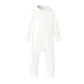 Mango Long Pyjama Set 100% Cotton - White - 6-9M
