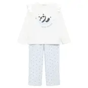 Mango Printed Long Pyjamas - Blue - 5-6