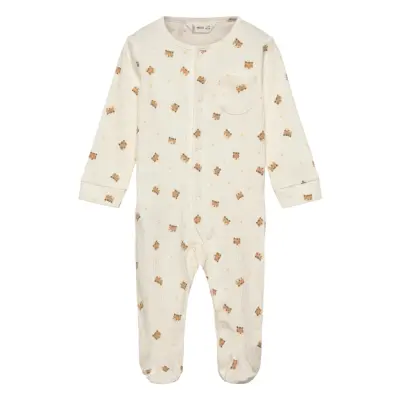 Mango Printed Long Pyjamas - Cream - 9-12M