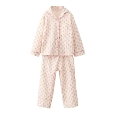 Mango Printed Long Pyjamas - Pink - 5-6
