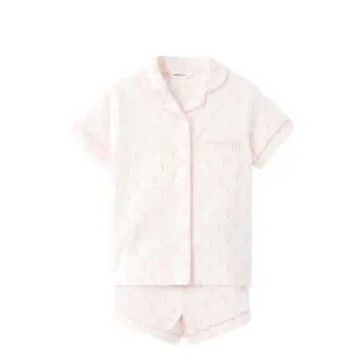 Mango Printed Short Pyjamas - Pink - 5-6