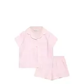 Mango Striped Cotton Short Pyjamas Rosa
