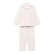 Mango Striped Long Pyjamas - Pink - 2-3