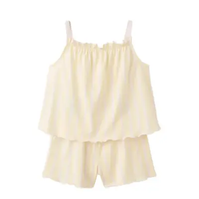 Mango Striped Short Pyjamas - Yellow - 11-12