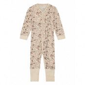 Manui - All-In- *Villkorat Erbjudande Pyjamas Sie Jumpsuit Creme Hust & Claire