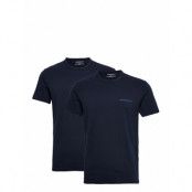 Men's Knit 2-Pack T-Shirt *Villkorat Erbjudande Underwear Night & Loungewear Pyjama Tops Blå Emporio Armani