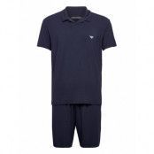 Men's Knit Pyjamas *Villkorat Erbjudande Pyjamas Marinblå Emporio Armani