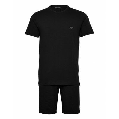 Men's Knit Pyjamas Pyjamas Svart Emporio Armani