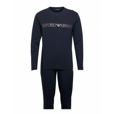 Men's Knit Pyjamas Pyjamas Svart Emporio Armani