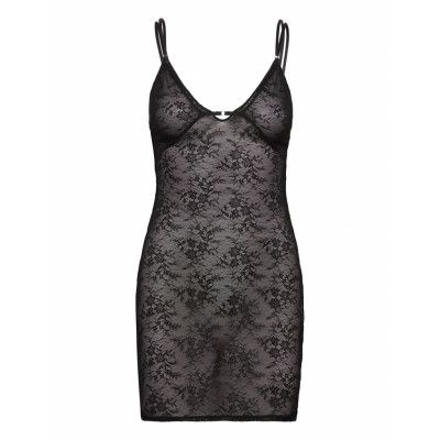 Metamorphose Nightdress Pyjama Nattlinne Svart Etam