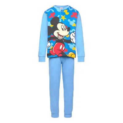 Mickey Mouse Pyjama Blå