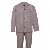 Micro Check Pj Pants And Shirt Gb Pyjamas Multi/mönstrad GANT
