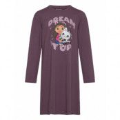 Minymo Nightdress Ls Burgundy