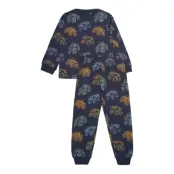 Minymo Pyjamas Ls Set Aop - Multi/patterned - 122