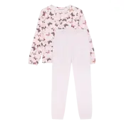 Minymo Pyjamas Ls Set Aop - Pink - 92
