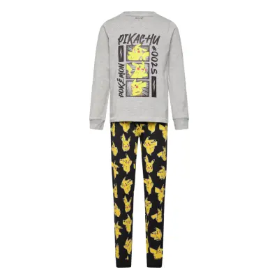 Minymo Pyjamas Ls Set - Grey - 98