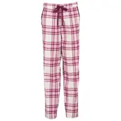 Missya Check Flannel Night Pants Rosa