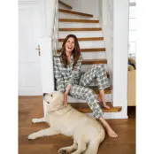 Missya Check Flannel Pyjamas - Green - S